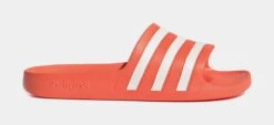 ADIDAS Adilette Aqua Slides Womens Sandals (Orange)