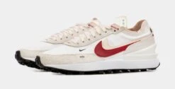Nike Waffle One Double Swoosh Womens Running Shoes (White/Red) -Boutique Shoe Store 09b11095085cefed3a44c6f90e0d71a9