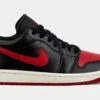 Air Jordan 1 Retro Low Bred Sail Womens Lifestyle Shoes (Black/Red) -Boutique Shoe Store 0f58605c1377d4e2e5834da42e431ac0