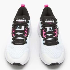 Diadora Women's Vigore 2 Running Shoe - White/Pink Fluo/Black - Regular (B) -Boutique Shoe Store 101.179072 C6034 50 HR