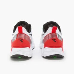 Diadora Men's Vigore 2 Running Shoe - White/Black/Firey Red - Regular (D) -Boutique Shoe Store 101.179081 C6714 20 HR