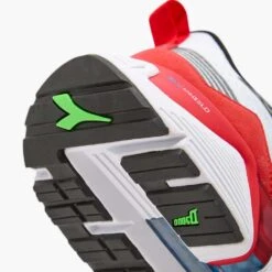 Diadora Men's Vigore 2 Running Shoe - White/Black/Firey Red - Regular (D) -Boutique Shoe Store 101.179081 C6714 30 HR