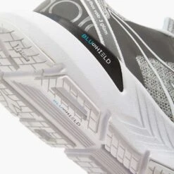 Diadora Women's Mythos BlushieldVolo 3 Glam Running Shoe - Silver DD/White - Regular (B) -Boutique Shoe Store 101.179086 C1379 25 HR