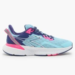 Diadora Women's Volo 3 Running Shoe - Bright Baby Blue/Blueprint - Regular (B)