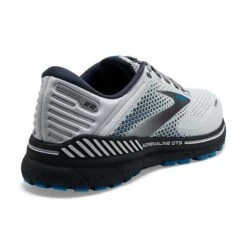 BROOKS Men's Adrenaline GTS 22 Running Shoe- Oyster/India Ink/Blue - Wide (2E) -Boutique Shoe Store 110366 023 H Adrenaline GTS 22