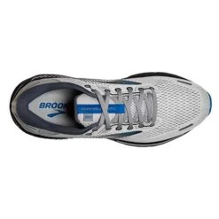 BROOKS Men's Adrenaline GTS 22 Running Shoe- Oyster/India Ink/Blue - Wide (2E) -Boutique Shoe Store 110366 023 O Adrenaline GTS 22
