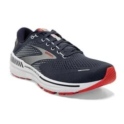 BROOKS Men's Adrenaline GTS 22 Running Shoe - Peacoat/India Ink/Grenadine - Regular (D) -Boutique Shoe Store 110366 435 A Adrenaline GTS 22 1