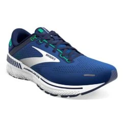 BROOKS Men's Adrenaline GTS 22 Running Shoe - Surf The Web/Blue/Irish Green - Regular (D) -Boutique Shoe Store 110366 469 A Adrenaline GTS 22 1