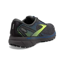 BROOKS Men's Ghost 14 Running Shoe- Black/Blue/Nightlife- Regular (D) -Boutique Shoe Store 110369 069 H Ghost 14