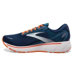 BROOKS Men's Ghost 14 Running Shoe - Titan/Teal/Flame — Regular (D) -Boutique Shoe Store 110369 488 M Ghost 14