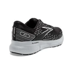 BROOKS Men's Glycerin 20 Running Shoe - Black/White/Alloy - Wide (2E) 10 BROOKS Men's Glycerin 20 Running Shoe - Black/White/Alloy - Wide (2E) -Boutique Shoe Store 110382 059 H Glycerin 20