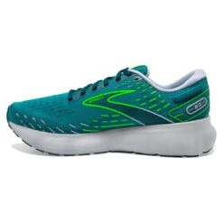 BROOKS Men's Glycerin 20 Running Shoe - Kayaking/Heron/Green Gecko - Regular (D) -Boutique Shoe Store 110382 386 M Glycerin 20