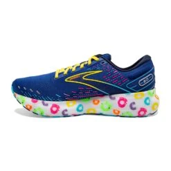 Men's Glycerin 20 Bowl O' Brooks Running Shoe - Blue/Peacoat/Yellow - Regular (D) -Boutique Shoe Store 110382 462 M Glycerin 20