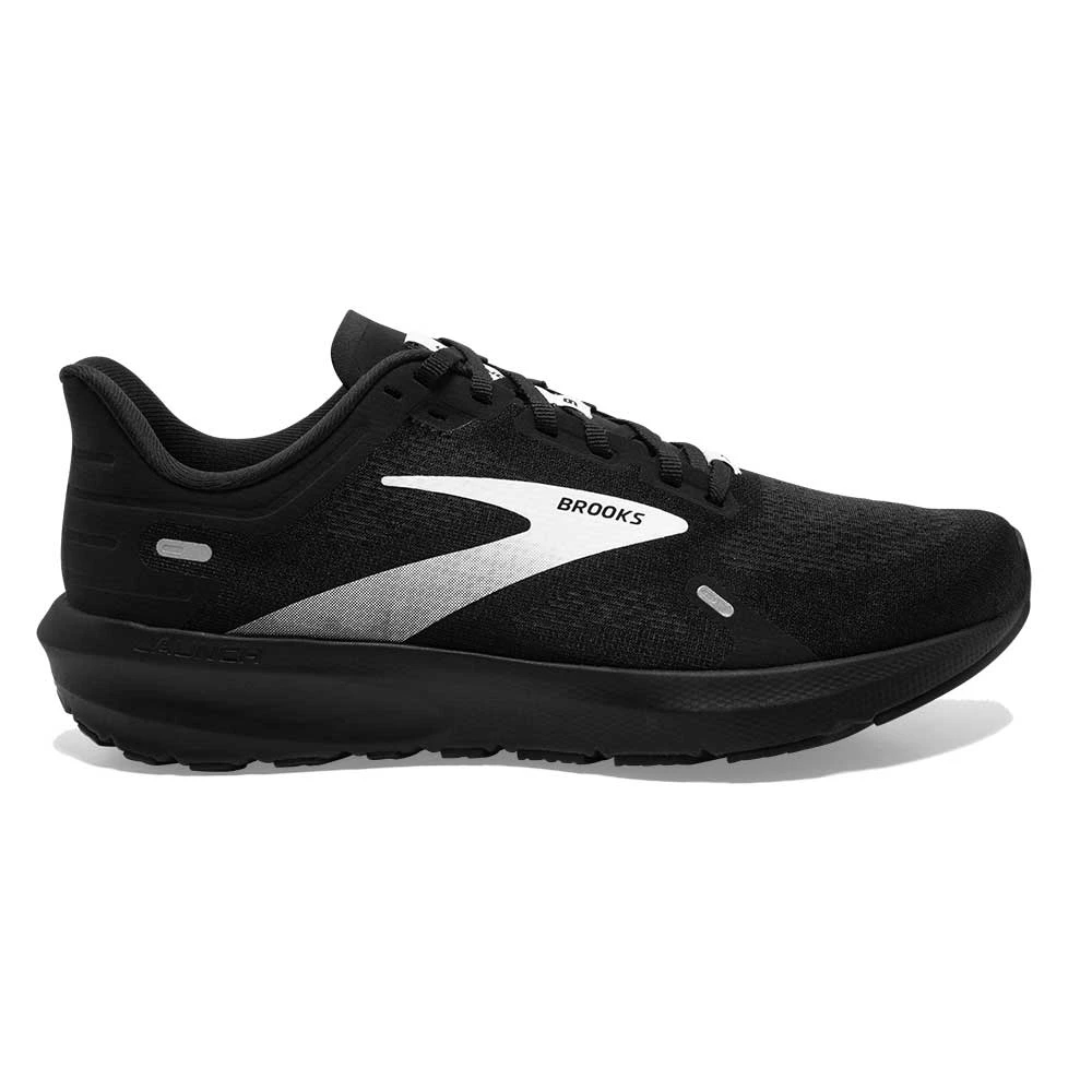 BROOKS Men's Launch 9 Running Shoe - Black/White- Regular (D) 3 BROOKS Men's Launch 9 Running Shoe - Black/White- Regular (D)