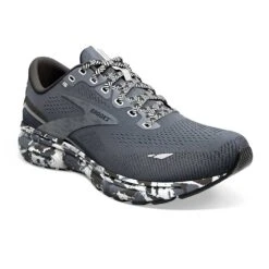 BROOKS Men's Ghost 15 Running Shoe - Ebony/Black/Oyster - Regular (D) -Boutique Shoe Store 110393 004 A Ghost 15