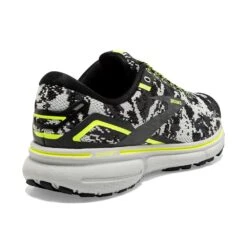 BROOKS Men's Ghost 15 Camo Running Shoe - Black/Ebony/Nightlife - Regular (D) -Boutique Shoe Store 110393 029 H Ghost 15