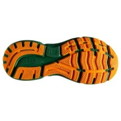 BROOKS Men's Ghost 15 Run Lucky Running Shoe- Green/White/Orange- Regular (D) -Boutique Shoe Store 110393 371 S Ghost 15