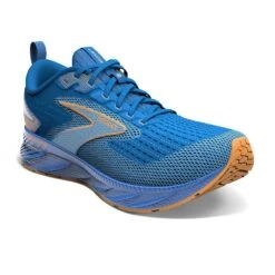 BROOKS Men's Levitate 6 Running Shoe- Classic Blue/Orange - Regular (D) -Boutique Shoe Store 110395 405 A Levitate 6