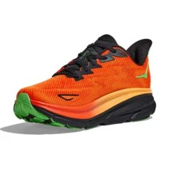 Hoka Men's Clifton 9 Running Shoe- Flame/Vibrant Orange - Regular (D) -Boutique Shoe Store 1127895 FVOR 3