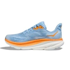 Hoka Women's Clifton 9 Running Shoe - Airy Blue/Ice Water - Wide (D) -Boutique Shoe Store 1127896 ABIW 8