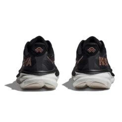 Hoka Women's Clifton 9 Running Shoe - Black/Rose Gold - Wide (D) -Boutique Shoe Store 1127896 BRGL 5