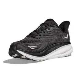 Hoka Men's Clifton 9 Running Shoe- Black/White - Wide (2E) -Boutique Shoe Store 1127896 BWHT 3 ab7b67c5 df39 471f 9632 37f3075f54dc