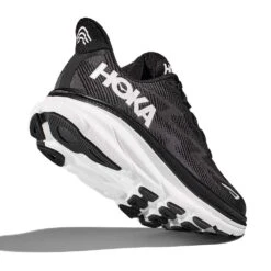 Hoka Men's Clifton 9 Running Shoe- Black/White - Wide (2E) -Boutique Shoe Store 1127896 BWHT 4 59524f32 019b 449c 9200 86ed5a12aebe