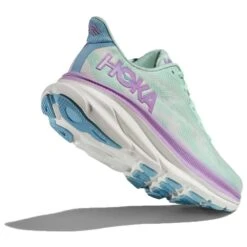 Hoka Women's Clifton 9 Running Shoe - Sunlit Ocean/Lilac Mist - Regular (B) -Boutique Shoe Store 1127896 SOLM 4