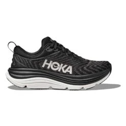 Hoka Men's Gaviota 5 Running Shoe- Black/White - Regular (D)