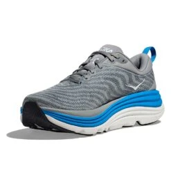 Hoka Men's Gaviota 5 Running Shoe - Limestone/Diva Blue - Wide (2E) 12 Hoka Men's Gaviota 5 Running Shoe - Limestone/Diva Blue - Wide (2E) -Boutique Shoe Store 1134234 LDVB 3
