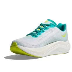 Hoka Men's Mach X Running Shoe - White/Blue Glass - Regular (D) 8 Hoka Men's Mach X Running Shoe - White/Blue Glass - Regular (D) -Boutique Shoe Store 1141450 WBGL 3