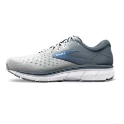 BROOKS Women's Dyad 11 Running Shoe - Grey/White/Blue - Regular (B) -Boutique Shoe Store 120312 065 M Dyad 11 b6d97fb3 c7aa 4cf3 af14 f9d8037301f9