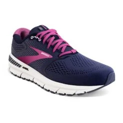 BROOKS Women's Ariel 20 Running Shoe- Peacoat/Vivid Viola/White - Wide (D) -Boutique Shoe Store 120315 491 A Ariel 20 1