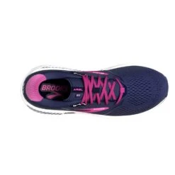BROOKS Women's Ariel 20 Running Shoe- Peacoat/Vivid Viola/White - Wide (D) -Boutique Shoe Store 120315 491 O Ariel 20 1