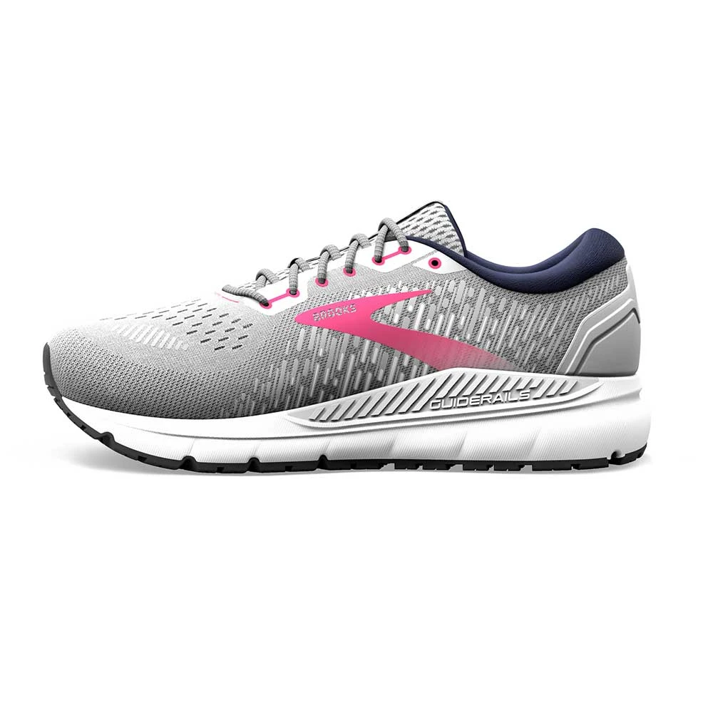 BROOKS Women's Addiction GTS 15 Running Shoe- Oyster/Peacoat/Lilac Rose - Wide (D) 4 BROOKS Women's Addiction GTS 15 Running Shoe- Oyster/Peacoat/Lilac Rose - Wide (D) - Image 2
