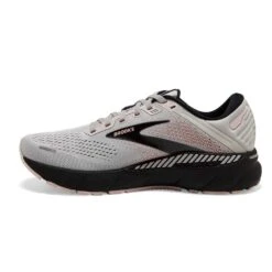 BROOKS Women's Adrenaline GTS 22 Running Shoe- Grey/Rose/Tawny Port- Regular (B) -Boutique Shoe Store 120353 035 M Adrenaline GTS 22