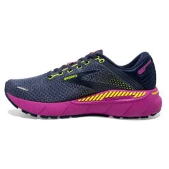 BROOKS Women's Adrenaline GTS 22 Running Shoe- Nightshadow/Viola/Nightlife- Regular (B) 8 BROOKS Women's Adrenaline GTS 22 Running Shoe- Nightshadow/Viola/Nightlife- Regular (B) -Boutique Shoe Store 120353 490 M Adrenaline GTS 22