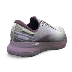 BROOKS Women's Glycerin 20 Running Shoe- White/Orchid/Lavender - Regular (B) -Boutique Shoe Store 120369 168 H Glycerin 20