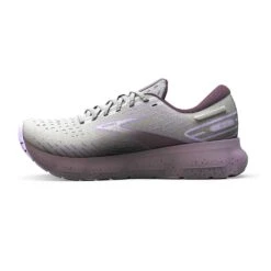 BROOKS Women's Glycerin 20 Running Shoe- White/Orchid/Lavender - Regular (B) -Boutique Shoe Store 120369 168 M Glycerin 20