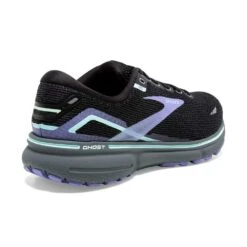 BROOKS Women's Ghost 15 Running Shoe- Black/Jacaranda/Salt- Regular (B) -Boutique Shoe Store 120380 011 H Ghost 15