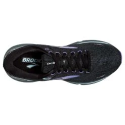 BROOKS Women's Ghost 15 Running Shoe- Black/Jacaranda/Salt- Regular (B) -Boutique Shoe Store 120380 011 O Ghost 15