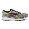 BROOKS Women's Ghost 15 Run Proud Running Shoe- Black/White/Multi- Regular (B) -Boutique Shoe Store 120380 058 L Ghost 15