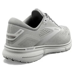 BROOKS Women's Ghost 15 Running Shoe - Oyster/Alloy/White - Regular (B) -Boutique Shoe Store 120380 112 H Ghost 15