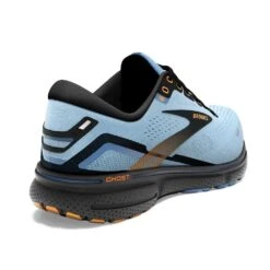 BROOKS Women's Ghost 15 Running Shoe- Light Blue/Black/Yellow - Regular (B) -Boutique Shoe Store 120380 437 H Ghost 15