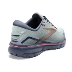 BROOKS Women's Ghost 15 Running Shoe - Spa Blue/Neo Pink/ Copper- Regular (B) -Boutique Shoe Store 120380 492 H Ghost 15 1