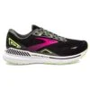 BROOKS Women's Adrenaline GTS 23 Running Shoe - Black/Gunmetal/Sharp Green- Narrow (2A) -Boutique Shoe Store 120381 037 L Adrenaline GTS 23 1
