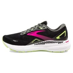 BROOKS Women's Adrenaline GTS 23 Running Shoe - Black/Gunmetal/Sharp Green- Regular (B) -Boutique Shoe Store 120381 037 M Adrenaline GTS 23 2