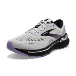 BROOKS Women's Adrenaline GTS 23 Running Shoe - Grey/Black/Purple- Regular (B) -Boutique Shoe Store 120381 039 Z Adrenaline GTS 23 1