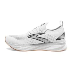 BROOKS Women's Levitate StealthFit 6 Running Shoe- White/Bran- Regular (B) -Boutique Shoe Store 120385 170 M Levitate StealthFit 6