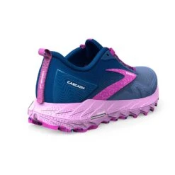 BROOKS Women's Cascadia Trail Running Shoe- Navy/Purple/Violet - Regular (B) 11 BROOKS Women's Cascadia Trail Running Shoe- Navy/Purple/Violet - Regular (B) -Boutique Shoe Store 120392 449 H Cascadia 17